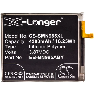 Mobile, SmartPhone Battery  CS-SMN985XL  for  SamsungGalaxy Note 20 Ultra  EB-BN985ABY  etc.