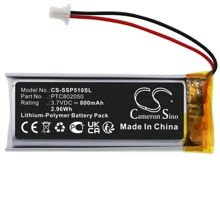 Wireless Headset Battery  CS-SSP510SL  for  SenaGT-Air II  PTC802050  etc.