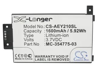 Ebook, Ereader Battery Cs-aey210sl For Amazon Kindle Paperwhite 2014 Version Etc.