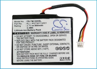 Gps, Navigator Battery Cs-tm1500sl For Tomtom Via 1400m Etc.