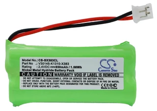 Cordless Phone Battery Cs-sx383cl For Siemens Gigaset A12 Etc.
