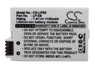 Camera Battery Cs-lpe8 For Canon Lp-e8