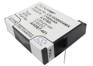 Camera Battery CS-GDB004MX for GOPRO Hero 4 etc.
