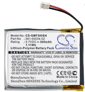 Smartwatch Battery CS-GMF300SH for Garmin Fenix 3  etc.