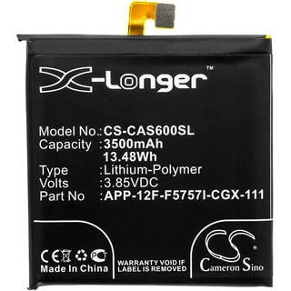 Mobile, SmartPhone Battery CS-CAS600SL for CAT S60 etc.