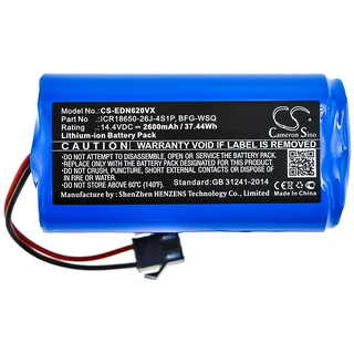 Vacuum Battery  CS-EDN620VX  for  EcovacsBFD-WSQ  UR18650ZY-4S1P-AAM  etc.