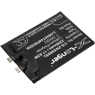 Mobile, SmartPhone Battery  CS-ZNX669SL  ZTE   NX669J-P  Li3945T44P8H556490