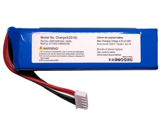 Speaker Battery  itcs-jblcharge3-320sl  For Jbl Charge 3 Gsp1029102a Right "-"