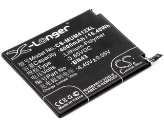 Mobile, SmartPhone Battery CS-MUM412XL for XIAOMI Note 4X ( China Version ) etc.