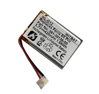 Smartwatch Battery  ITCS-GMF6X  for  Fenix 6X  361-00126-00  etc.