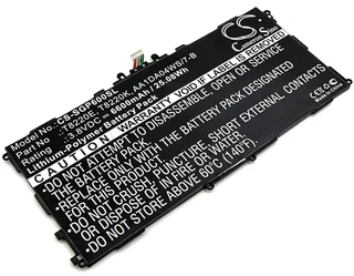 Tablet Battery CS-SGP600SL for SAMSUNG Galaxy Note 10.1 etc.0