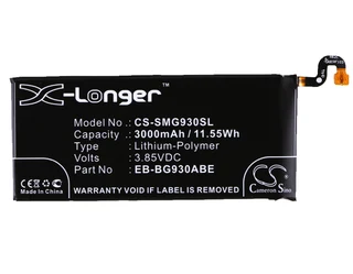 Mobile, Smartphone Battery Cs-smg930sl For Samsung Galaxy S7 Etc.