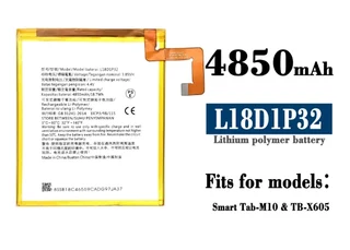 Tablet Battery  Itcs-lx605lhh  For  Lenovo  smart Tab-m10/tab-x605  l18d1p32