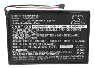 GPS, Navigator Battery CS-IQN279SL for Garmin Nuvi 2757 etc.