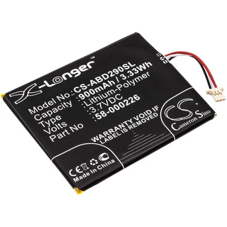 Ebook, eReader Battery Ebook, eReader Battery  CS-ABD290SL  for  Kindle 10th J9G29R  etc.