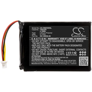 GPS, Navigator Battery  CS-GMZ550SL  for  Garmin  DriveSmart 60LM  361-00058-00  etc.