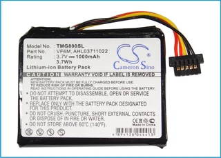 GPS, Navigator Battery  CS-TMG800SL  for  TomTom  Go 820  AHL03711022  etc.