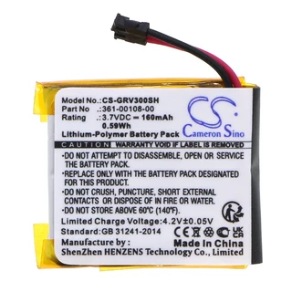 Smartwatch Battery  CS-GRV300SH  for  Garmin  Vivoactive 3  361-00108-00  etc.