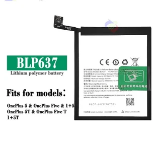 Mobile, SmartPhone Battery  ITCS-OPPOBLP637LHH  for  Oppo  OnePlus BLP637  etc.