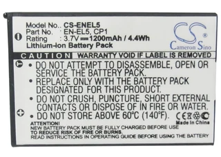 Camera Battery CS-ENEL5 for NIKON Coolpix 3700 etc.