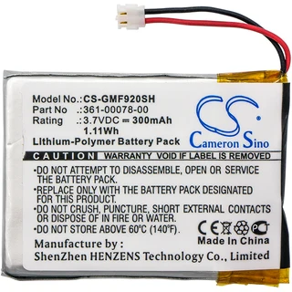 Smartwatch Battery  CS-GMF920SH  for  GarminForerunner 920XT  361-00078-00