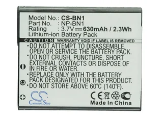 Camera Battery  CS-BN1  for  SonyCyber-shot DSC-T110  NP-BN and NP-BN 1 etc