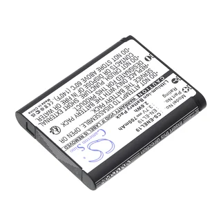 Camera Battery  CS-ENEL19    for  NIKONCoolPix S2600  EN-EL19  etc.