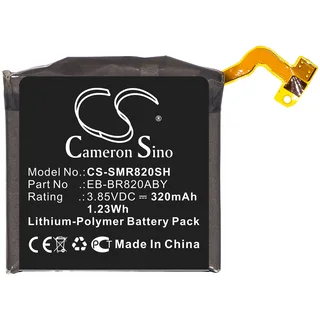 Smartwatch Battery  CS-SMR820SH  for  Samsung SM-R820  GH43-04966A  etc.