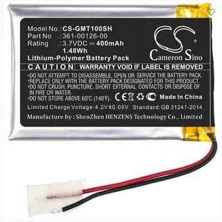 Smartwatch Battery  CS-GMT100SH  for  Fenix 6X  etc.
