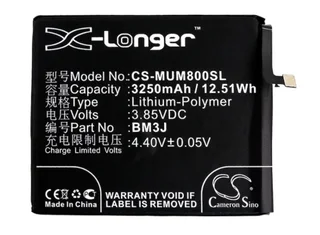 Mobile, SmartPhone Battery CS-MUM800SL for Xiaomi Mi 8 Lite BM3J etc.