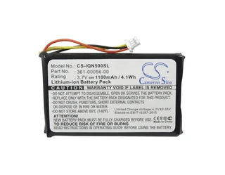 GPS, Navigator Battery CS-IQN500SL for Garmin Nuvi 30 etc.