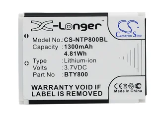 BarCode, Scanner Battery CS-NTP800BL for CipherLab CPT-8300 etc.