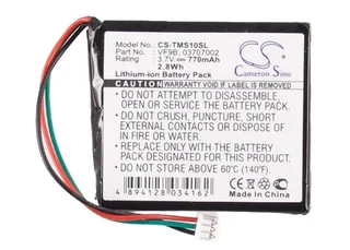 Gps, Navigator Battery	cs-tms10sl For Tomtom Ahl03706001 Etc.