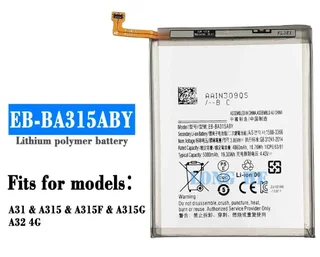 Mobile, SmartPhone Battery  ITCS-SMA31LHH  for Samsung  Galaxy  A31  EB-BA315ABY  etc.