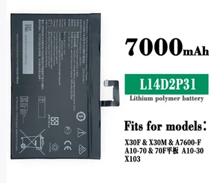 Tablet Battery  ITCS-L14D2P31LHH  for  Lenovo  TAB 4 10 plus  L14D2P31  etc