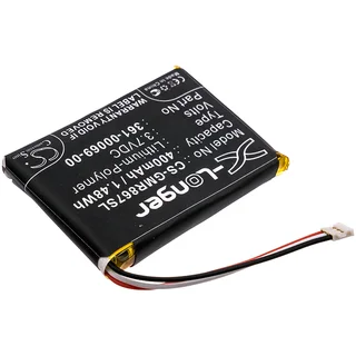 GPS, Navigator Battery     CS-GMR867SL  for  Garmin  Barklimiter Deluxe  361-00069-00  etc.