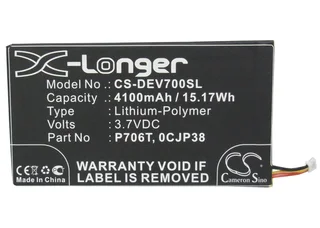 Tablet Battery  CS-DEV700SL  for  DELL  Venue 7  0CJP38  etc.