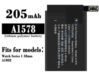 Smartwatch Battery  ITCS-A1578LHH  for  Apple  Watch 38mm  A1578  etc.
