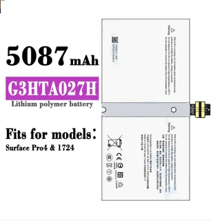 Tablet Battery Itcs-mspro4lhh  For Microsoft Surface Pro 4  g3hta027h etc.