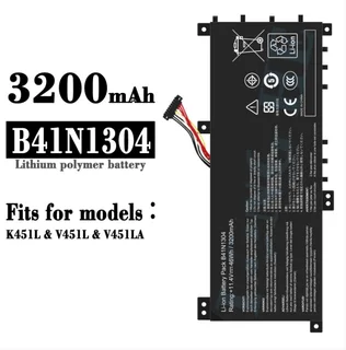 Notebook, Laptop Battery  ITCS-B41N1304LHH  for  Asus   VivoBook V451LA  B41N1304 etc.