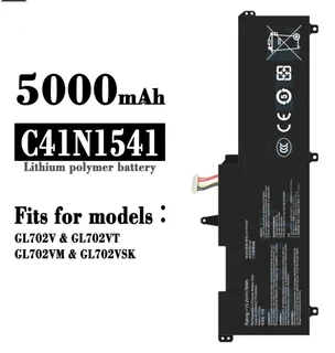 Notebook, Laptop Battery  ITCS-C41N1541LHH  for  ASUS  G702VM    C41N1541  etc.