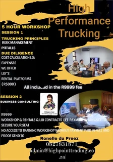 TRUCKING TRAINING WORKSHOP FOR NEW BEGINNERS