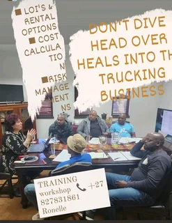 TRUCKING WORKSHOP FOR NEW BEGINNER ENTREPRENEURS