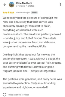 Spit braai special for R145 per person