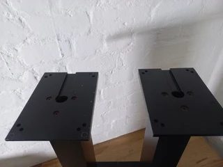 Wooden Bookshelf Speaker Stands.