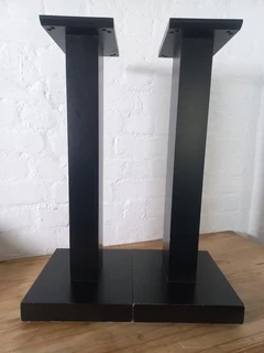 Wooden Bookshelf Speaker Stands.