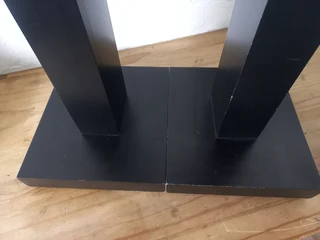 Wooden Bookshelf Speaker Stands.