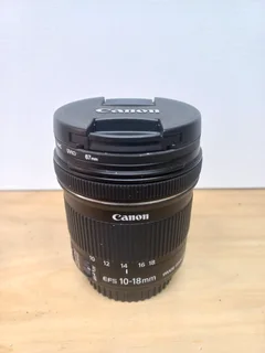 Used Canon EF-S 10-18mm f/4.5-5.6 IS STM Lens.