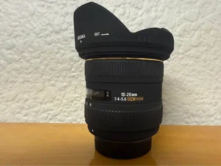 Sigma 10-20mm 1:4-5.6 DC HSM wide angle Lens ( Canon mount ).