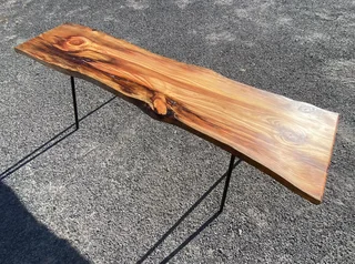 Organic-carbanate infused Stone Pine Coffee Table